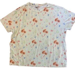 Djerf Avenue Go Slow shirt Summer Fruits Small